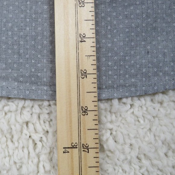 Kenneth Cole* Men's‎ Short Sleeve Button Down Shirt Size Small Gray - Picture 8 of 8